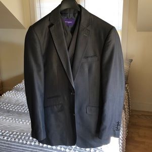 Men’s Navy Sharkskin Brindle 3 piece suit